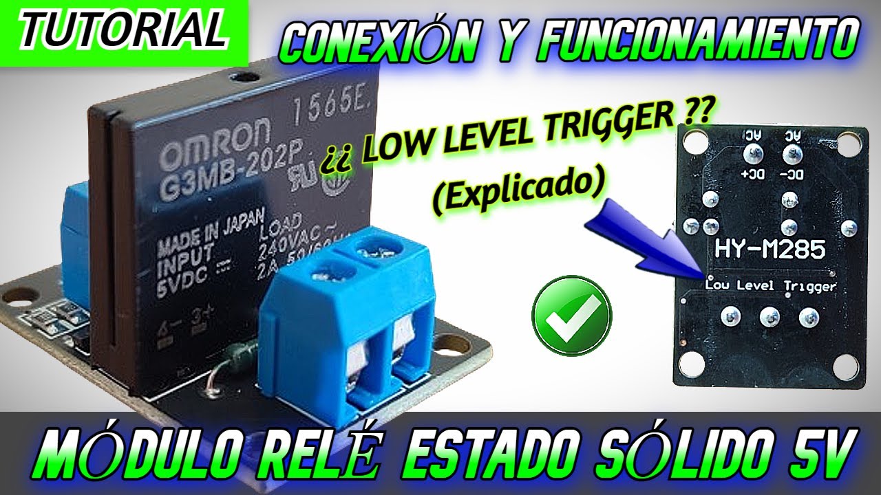Módulo Relé Estado Sólido 5v // Conexión y Funcionamiento