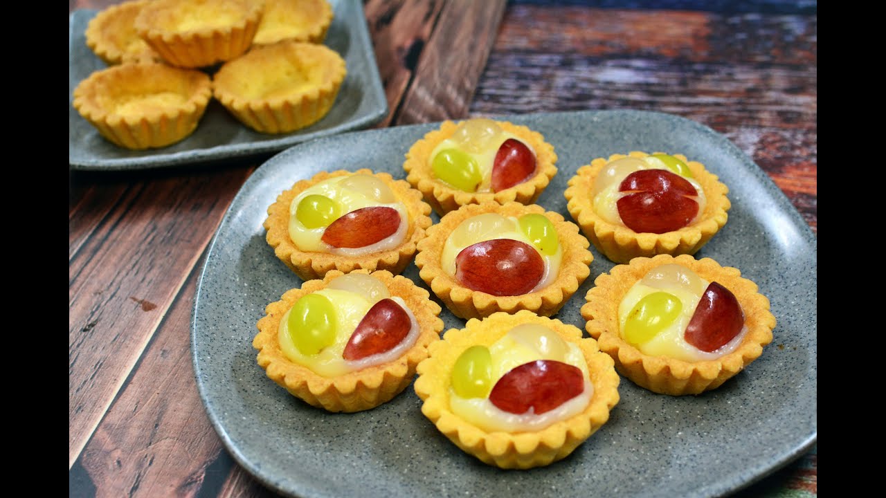 RESEP PIE BUAH SEGAR TANPA TELUR RENYAH DAN MELTED. BISA DIBIKIN FROZEN!!
