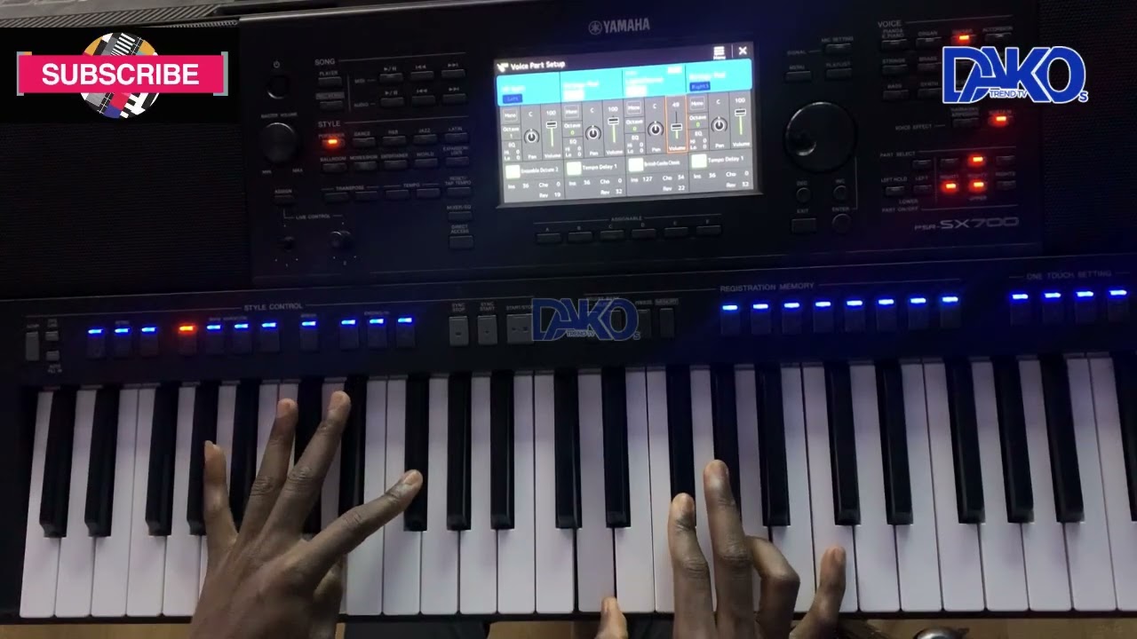 KEYBOARD LESSONS with simple chords progression that sounds like a Pro plays