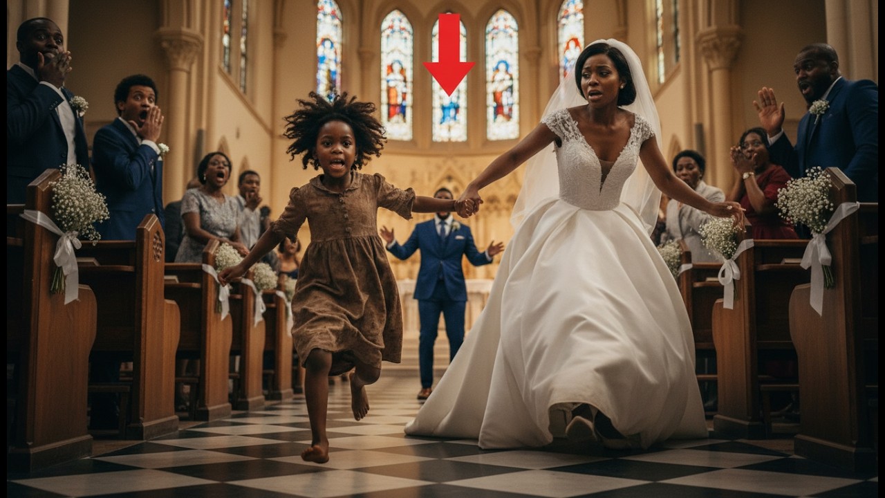 She Was About to Say “I Do”… Until Poor Homeless Girl Pulled Her Away from The Wedding