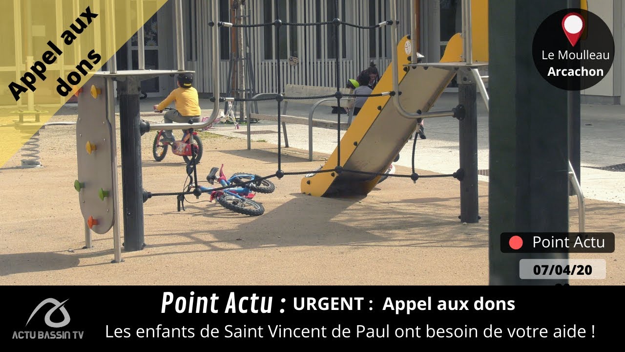 URGENT :  Appel aux dons Les enfants de Saint Vincent de Paul ont besoin de votre aide !
