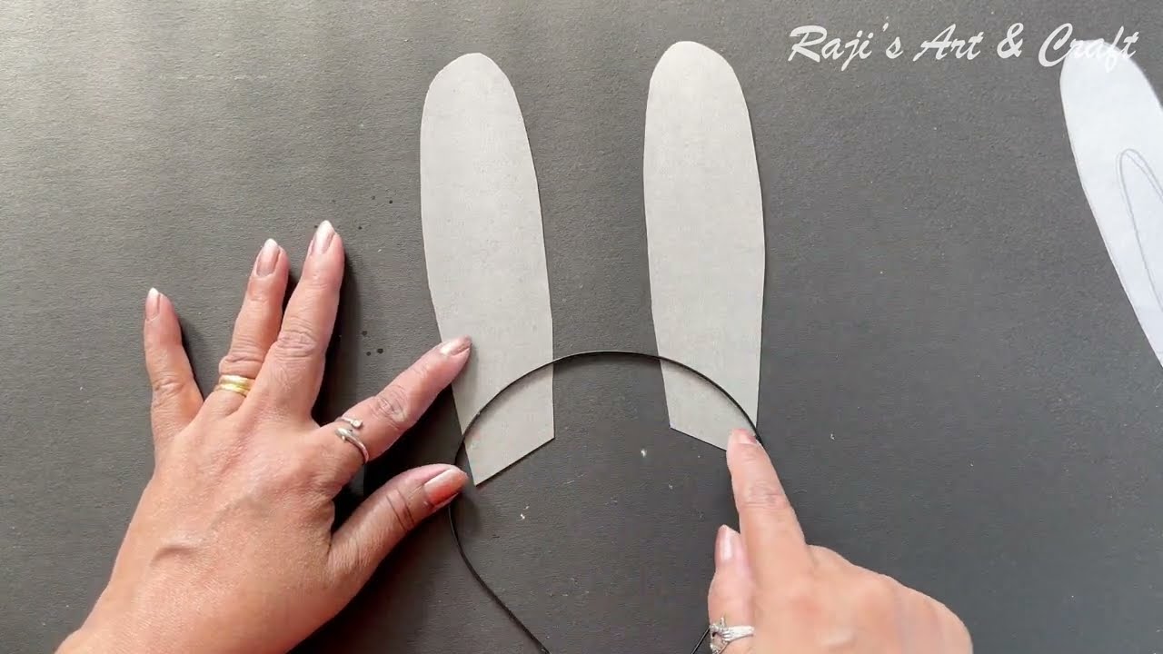 Bunny Headgear / Rabbit Headband / how to make Bunny head band / DIY