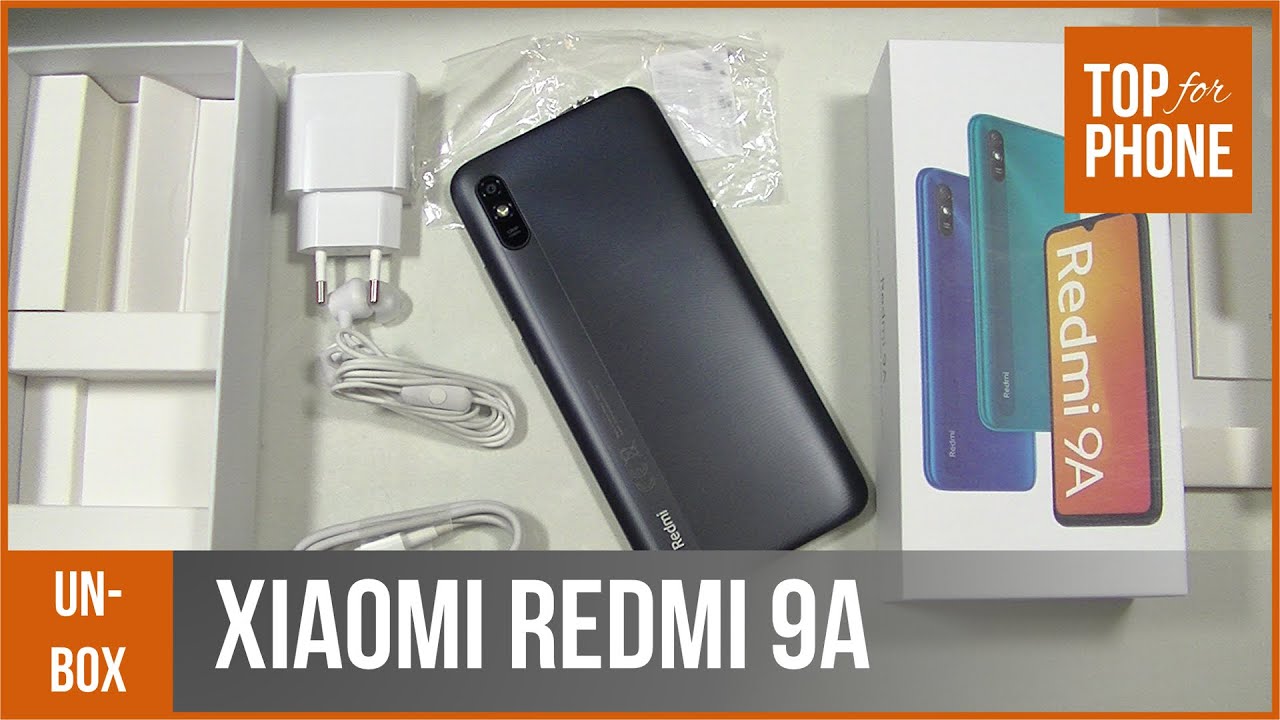 XIAOMI REDMI 9A - déballage par TopForPhone