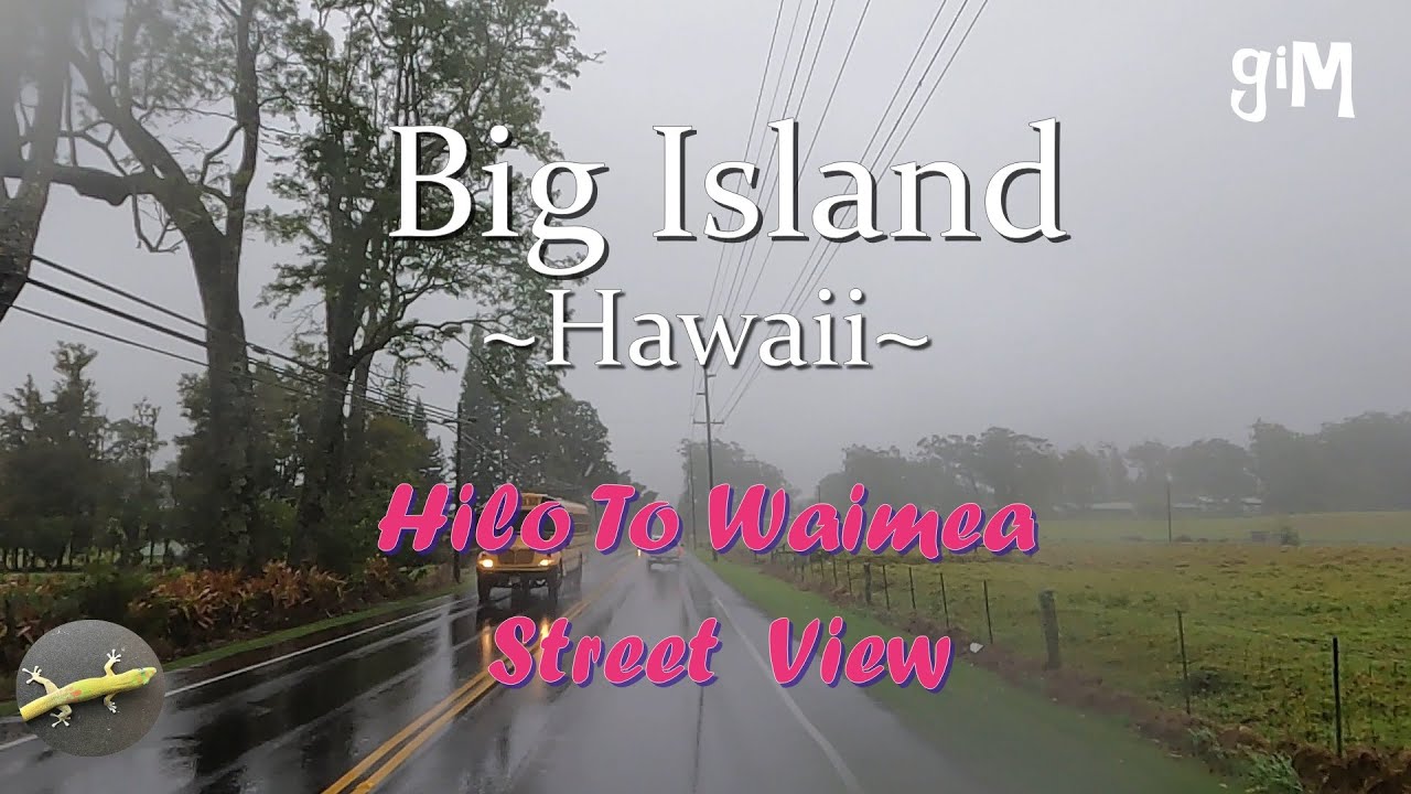 Hilo To Waimea Scenic Relaxation - Hawaii, Big Island (Town/Scenic/Homes)
