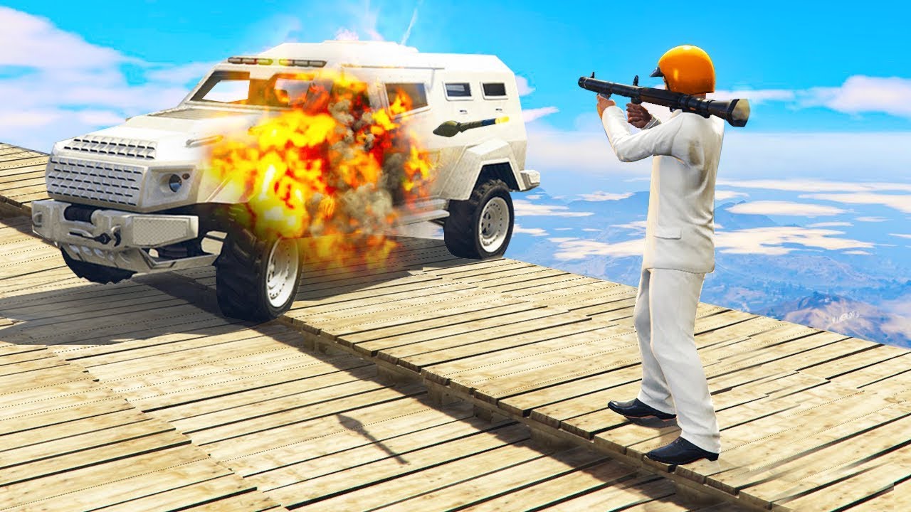 HEAVY ARMOURED CARS vs. RPGS! (GTA 5 Minigames)