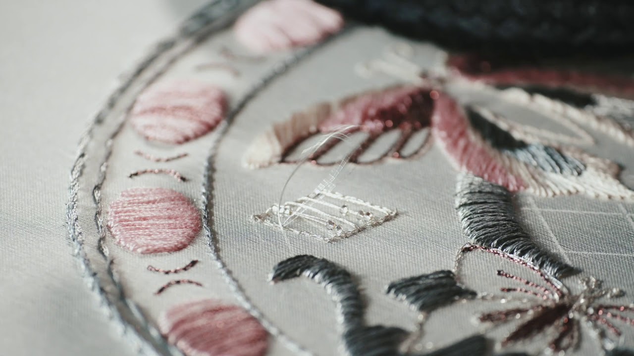 Learn Haute Couture Embroidery by DELPHINE GENIN - Luneville Embroidery Online Course for Beginners