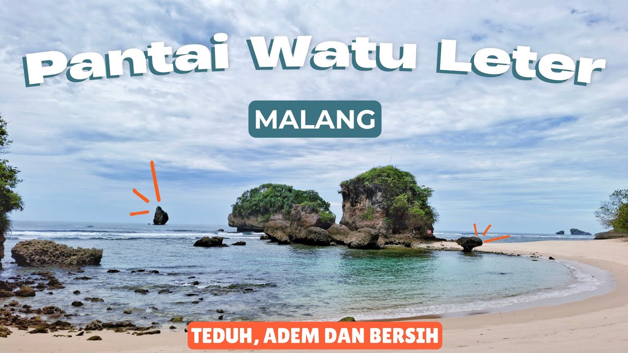 Pantai Watu Leter Malang || Pantai Ramah Keluarga & Seribu Cemara || Yuk Main 