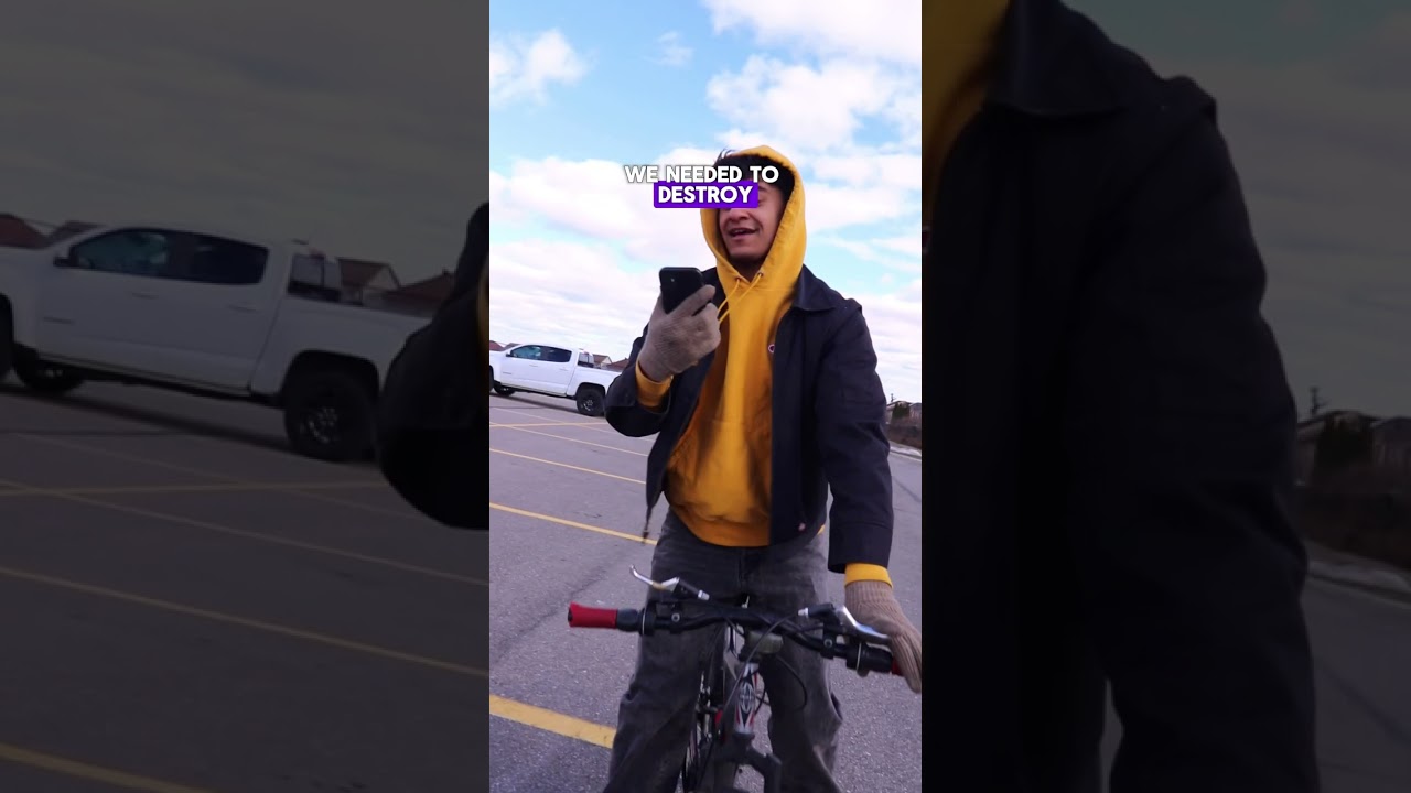 Учимся ездить на велосипеде без рук