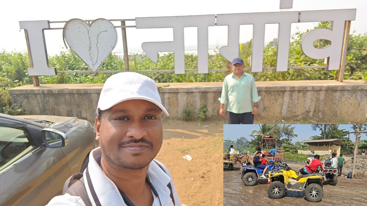 आम्ही गेलो नागाव बीच फिरायला आणि केली बाईक राईड 😍 | Nagaon Beach 🏖️ | Just Backpack & Explore