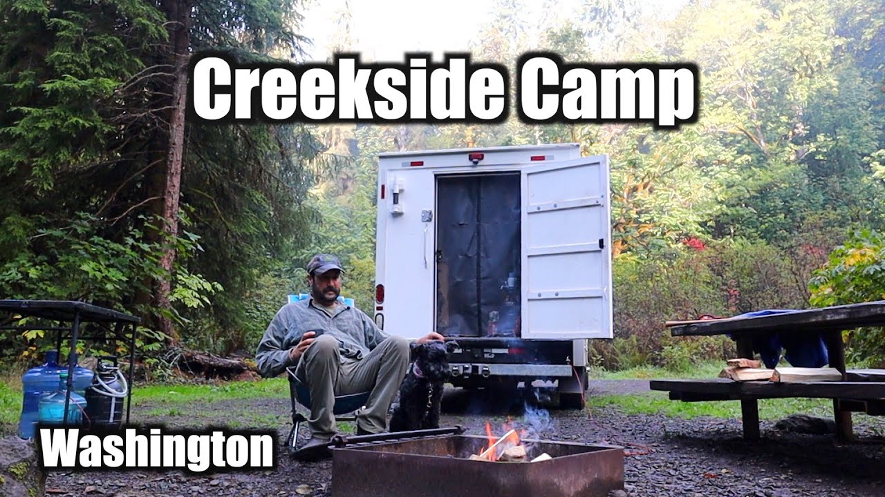 Washington Creekside Camp - Rainy Day