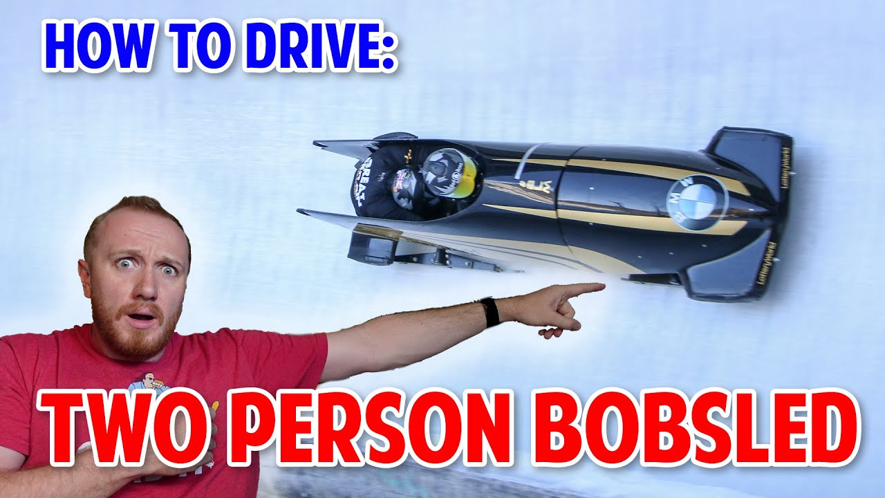 Learning HOW TO drive a 2-man BOBSLED - Axe Racing