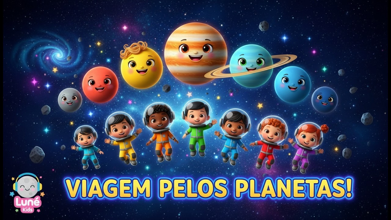 🚀🌟 Venha fazer uma Viagem pelos Planetas com a Luné Kids! 🌍✨