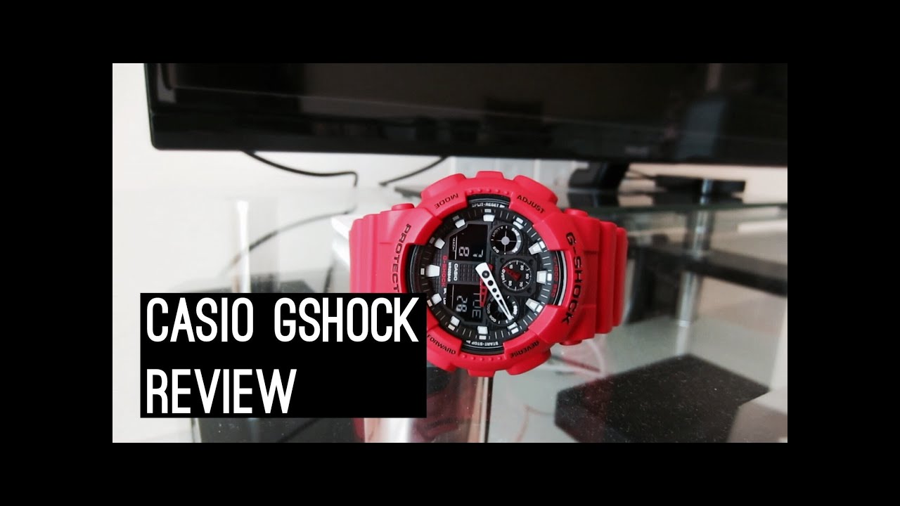 CASIO G-SHOCK GA100B-4ADR REVIEW