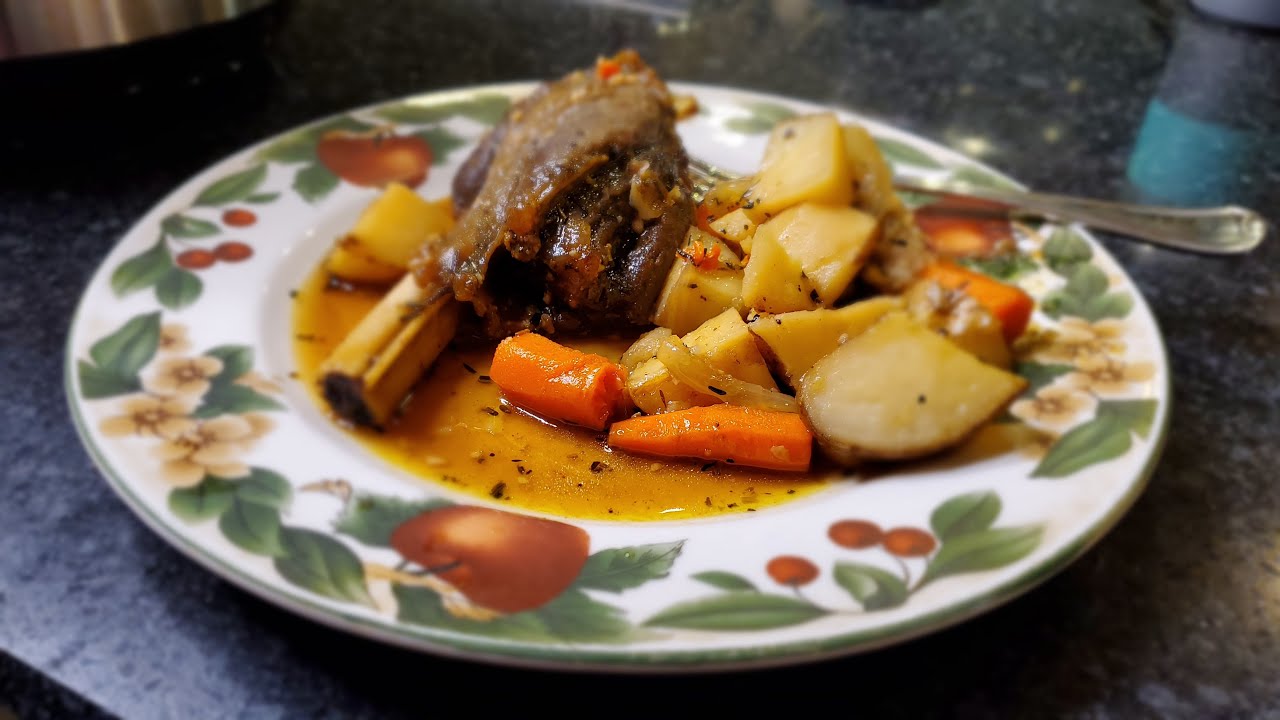 EASY and Delicious Venison Shanks (Slow cooker!)