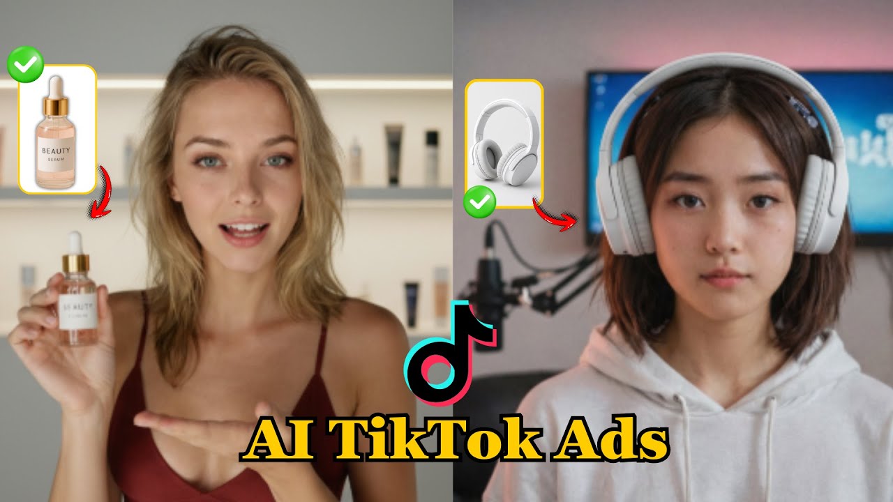 How to Create AI UGC TikTok Ads For Free?  #aitiktokads #aiugcads #aitiktokadgenerator #aivideos