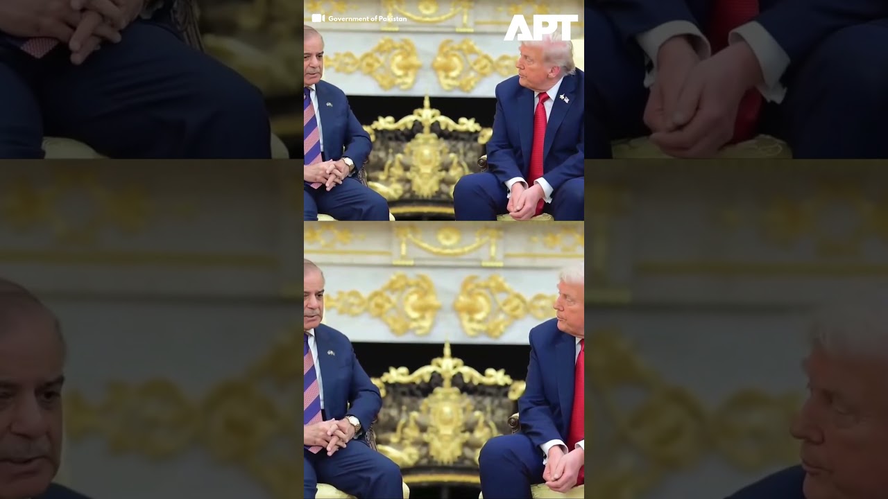 WATCH: Trump Meets Pakistan&rsquo;s PM Sharif & Army Chief Munir at Oval Office | APT