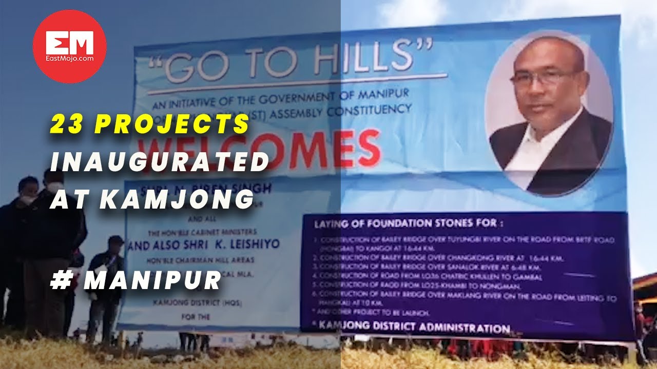 Manipur CM launches over 20 projects at Kamjong