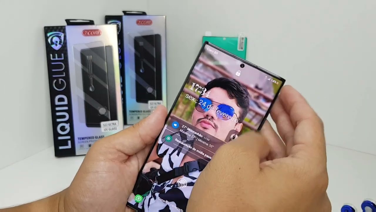 Película de Cerâmica ou Película de Vidro UV ? No Galaxy S22 Ou S23 Ultra