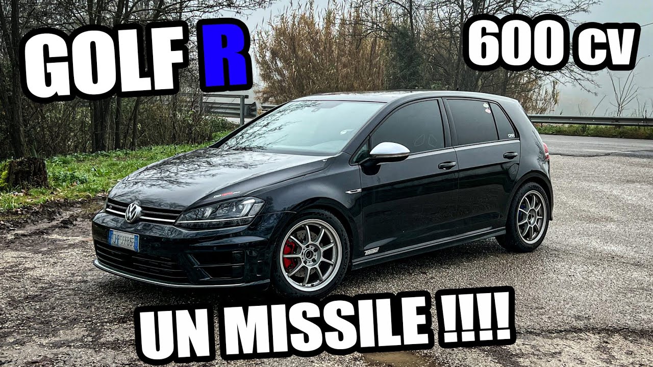 GOLF 7R da 600 CAVALLI !!!! AUTO da DRAG RACE 400 MT !!!!