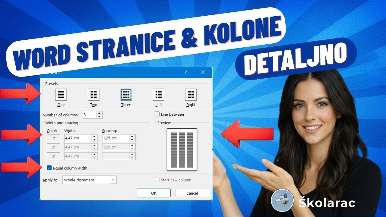 Kako da pravilno podeliš tekst na stranice i kolone u Wordu