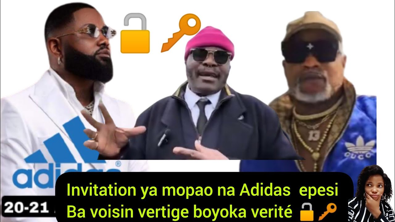 Invitation ya koffi na Adidas epesi ba Voisins vertige boyoka stratégie