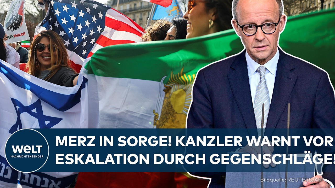 KRIEG IN NAHOST: Merz in Sorge! Kanzler warnt vor drohender Eskalation durch iranische Gegenschläge!