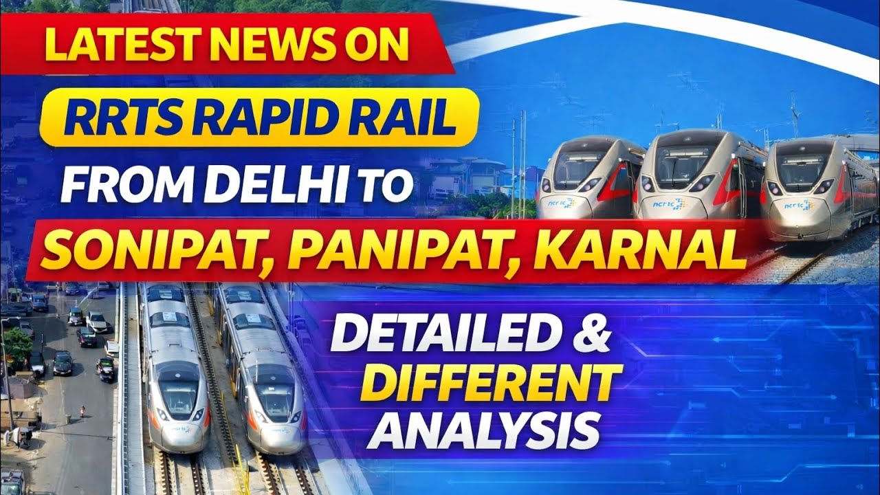  Finally: Rapid rail Delhi-Sonipat-Panipat-Karnal soon to get Final Approval.....