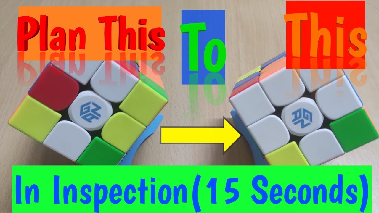Rubik's Cube- 4 Tips To Plan Cross In Inspection[15 sec] |Dhruv's World