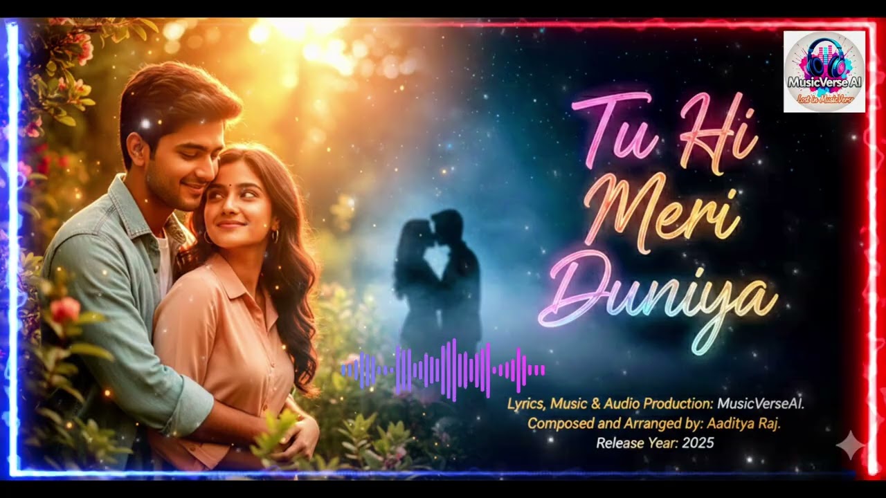 ❤️‍🔥Tu Hi Meri Dunia | Heart Touching Love Song 2025 | Bollywood Romantic Vibes | MusicVerseAI