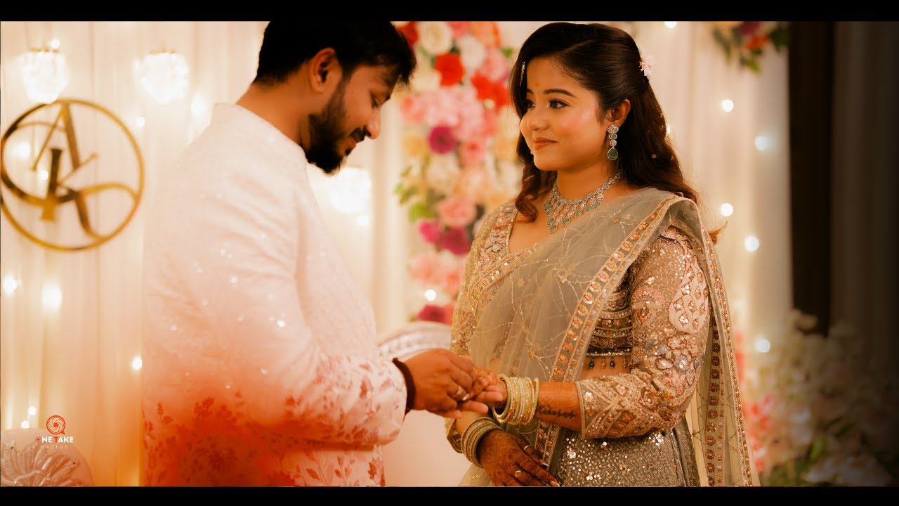 Khushi & Ajay Full Engagement Ceremony | Ranchi | Onetakephotos