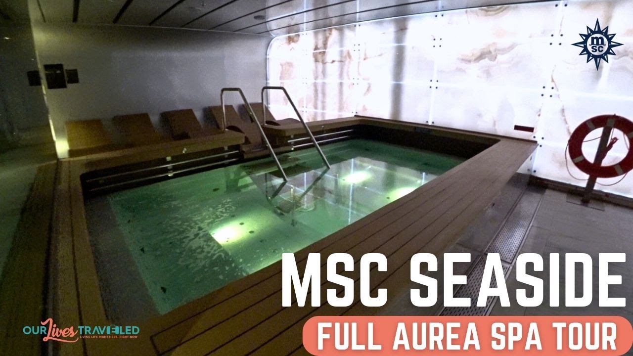 Экскурсия с гидом по спа-центру Aurea SPA на борту MSC SEASIDE!!
