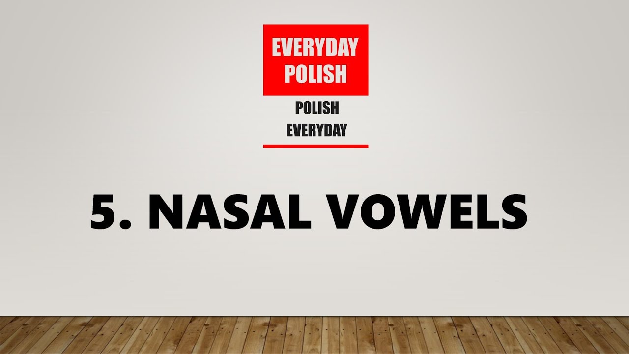 Everyday Polish Lesson 5 Nasal Vowels #polishlanguage #foryou #learnpolish #polish #poland