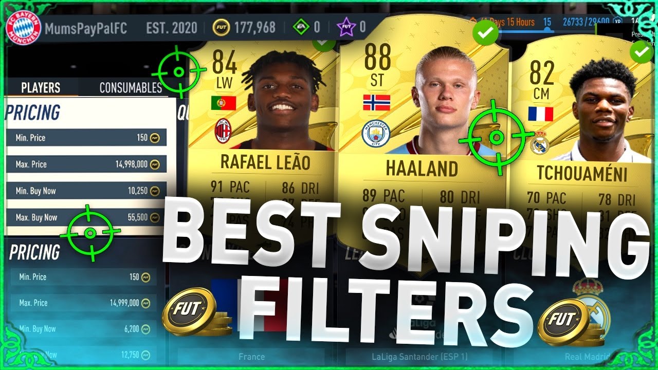 The Best Sniping Filters #7 😍 *MAKE 50K QUICKLY* (FIFA 23 BEST SNIPING FILTERS TO MAKE COINS)