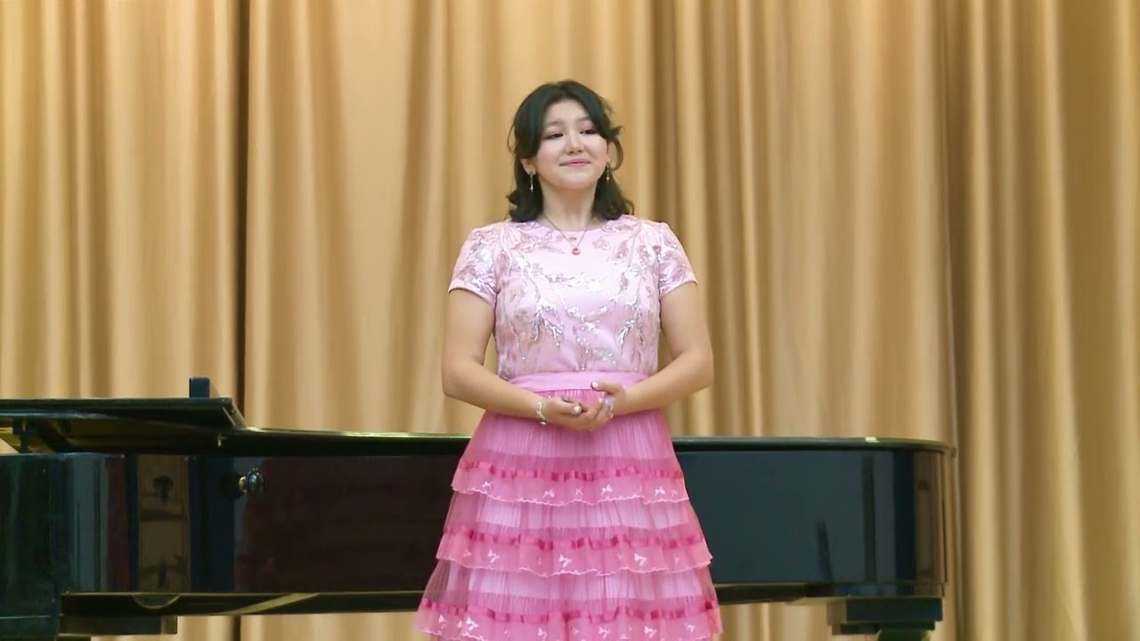 Булбул. Bul-Bul, Kazakh folk song. Almaty, Kazakhstan, June 23 Concertmaster, Nurgul Amzeyeva