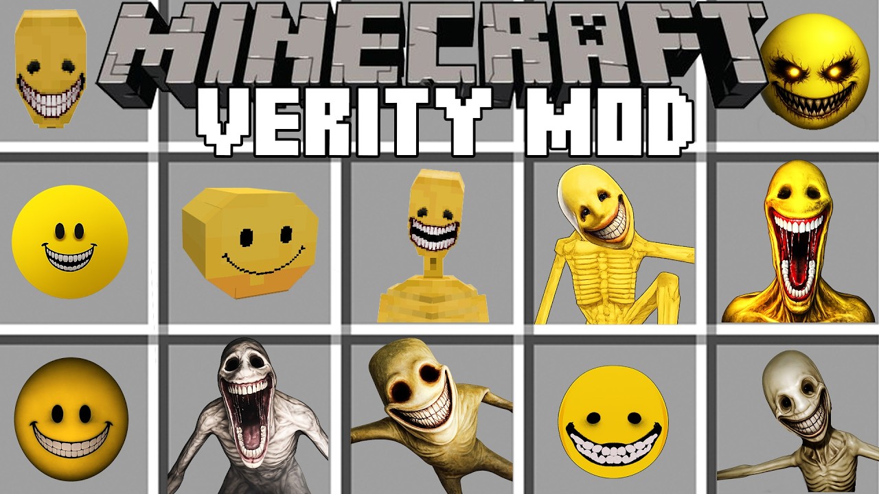 Minecraft VERITY MOD / VERITY SCARY MOD! (Minecraft Mods)