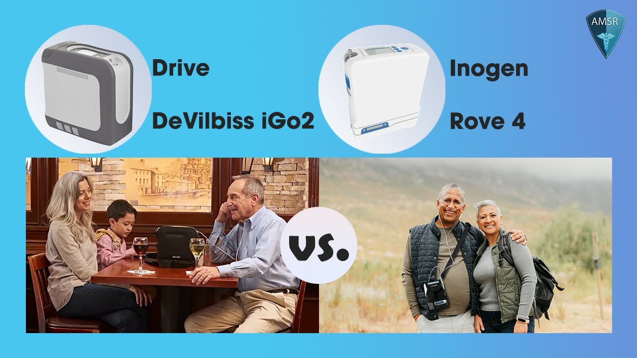 Inogen Rove 4 vs Drive DeVilbiss iGo2 Comparison