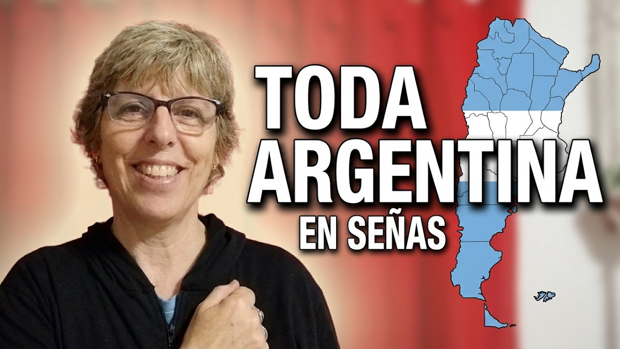 Provincias Argentinas en (L.S.A.) LENGUA DE SEÑAS ARGENTINA. APRENDE..!