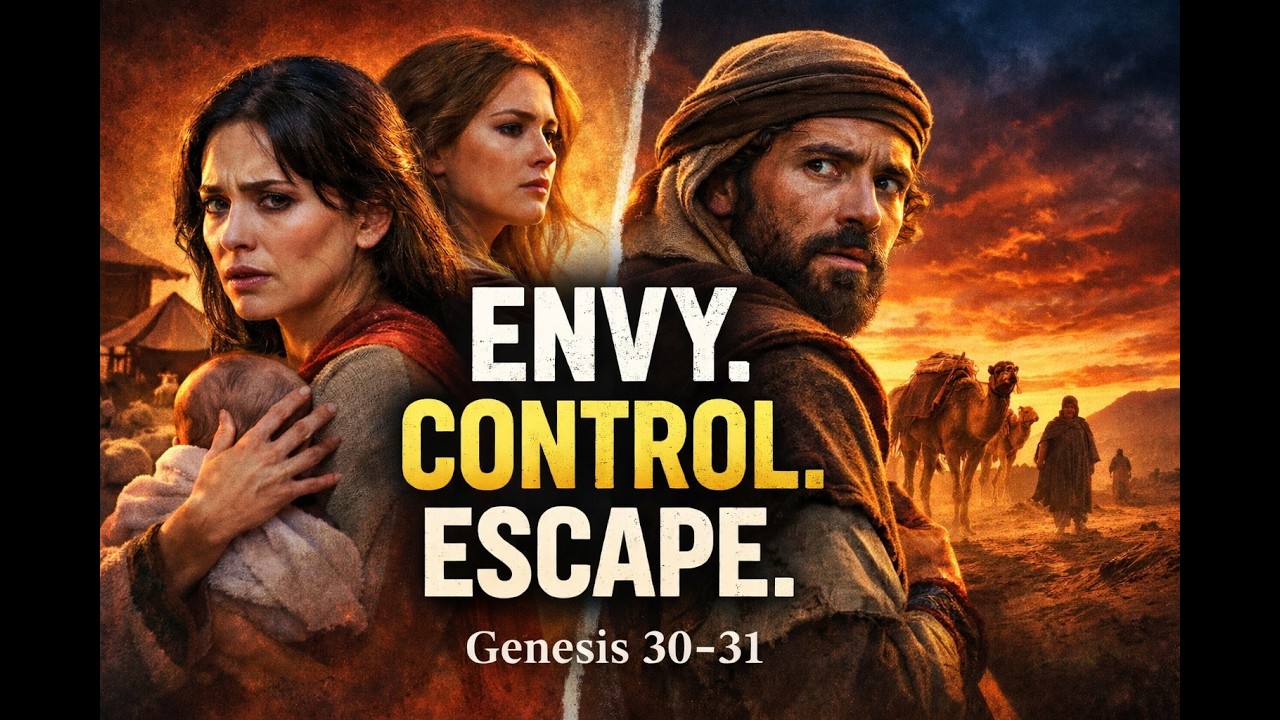 Jacob's Final Escape Revealed the Truth About His Family | Genesis 30-31 #biblestudy #shorts