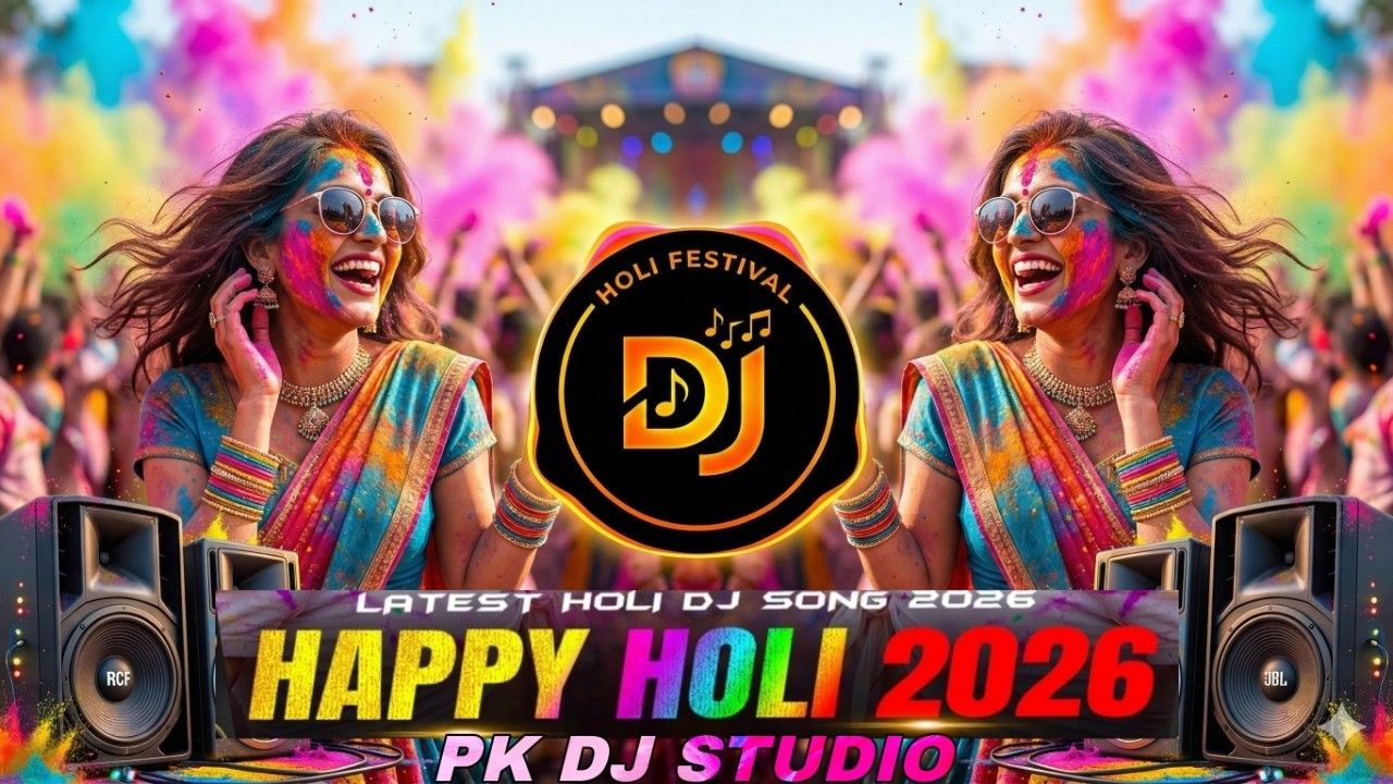 Happy Holi Dj Song 2026 | Gabbar Holi Dialogue Dj Song ( Dj Competition 2026 ) Holi Ka Dj Song Dance
