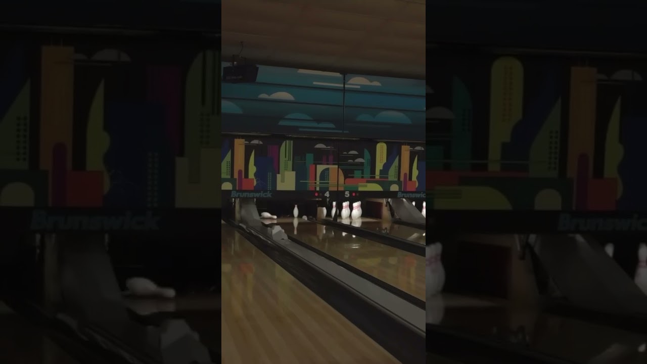 Sick messenger from the drone! #bowling #drone