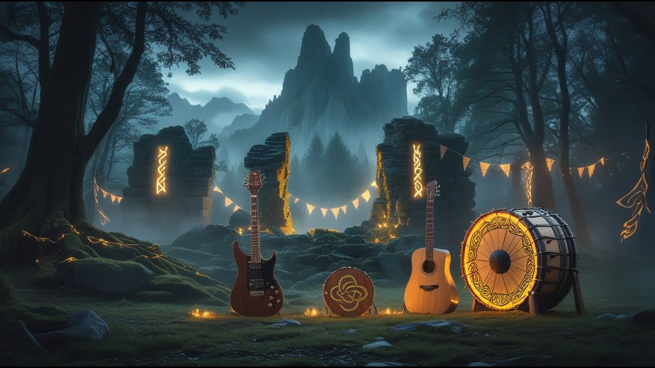 🍃⚔️ Folk Metal Instrumental Compilation | Epic Pagan Melodies & Mythic Riffs