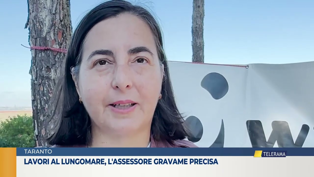 Lavori al lungomare, l'assessore Gravame precisa