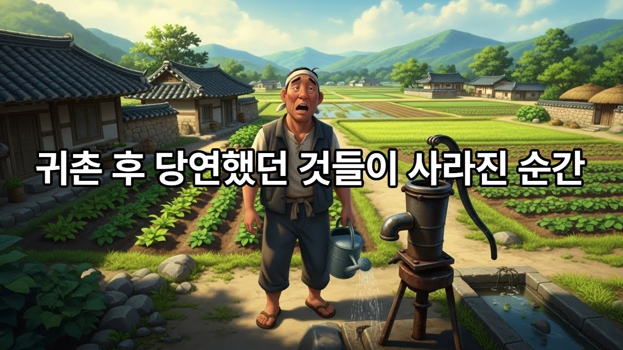 귀촌 후 당연했던 것들이 사라진 순간ㅣ귀촌 마주하기