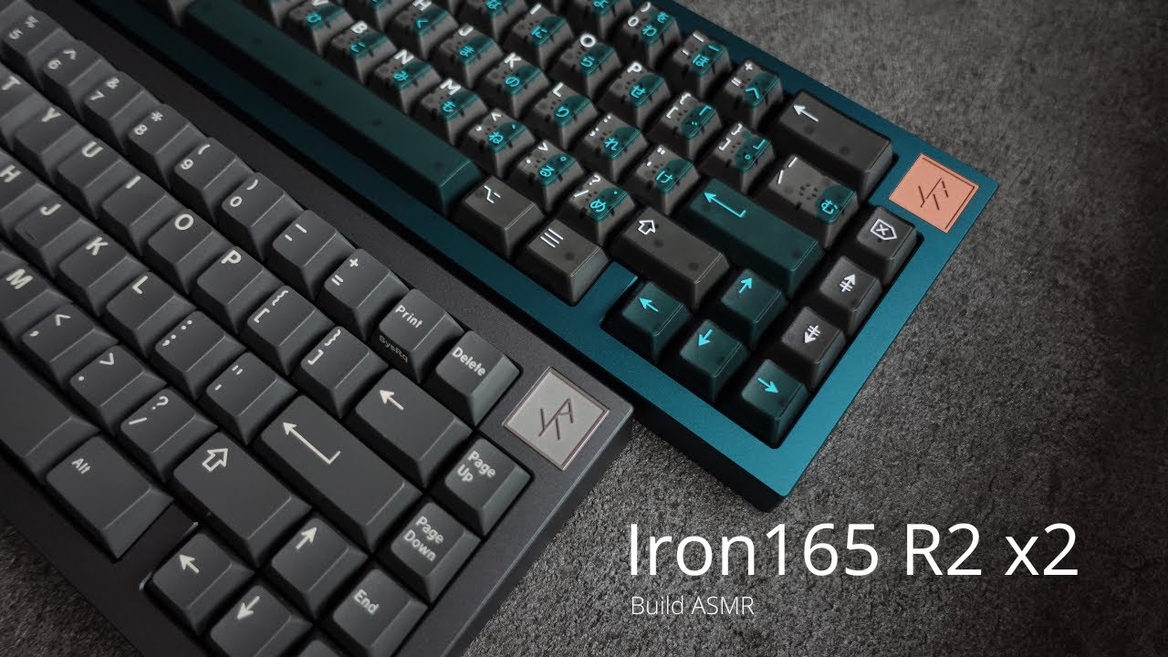 Most GORGEOUS keyboard of 2022! Building 2x Iron165 r2