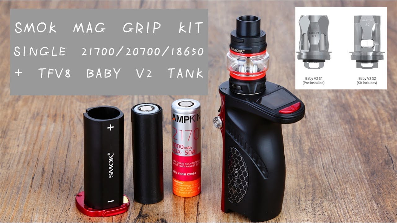 Smok Mag Grip 100W TFV8 Baby V2 Kit | Unboxing and Quick Overview