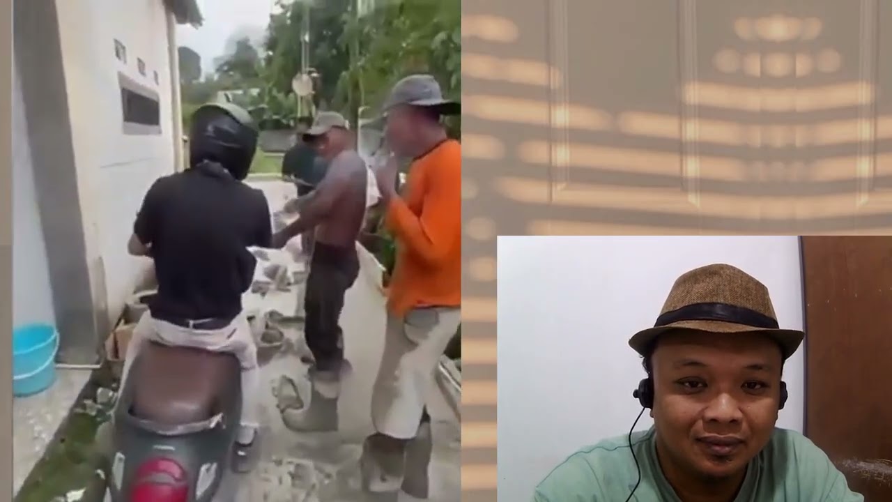 Detik-Detik Jalan Baru Dicor Dilewati Warga, Tukang Sampai Emosi