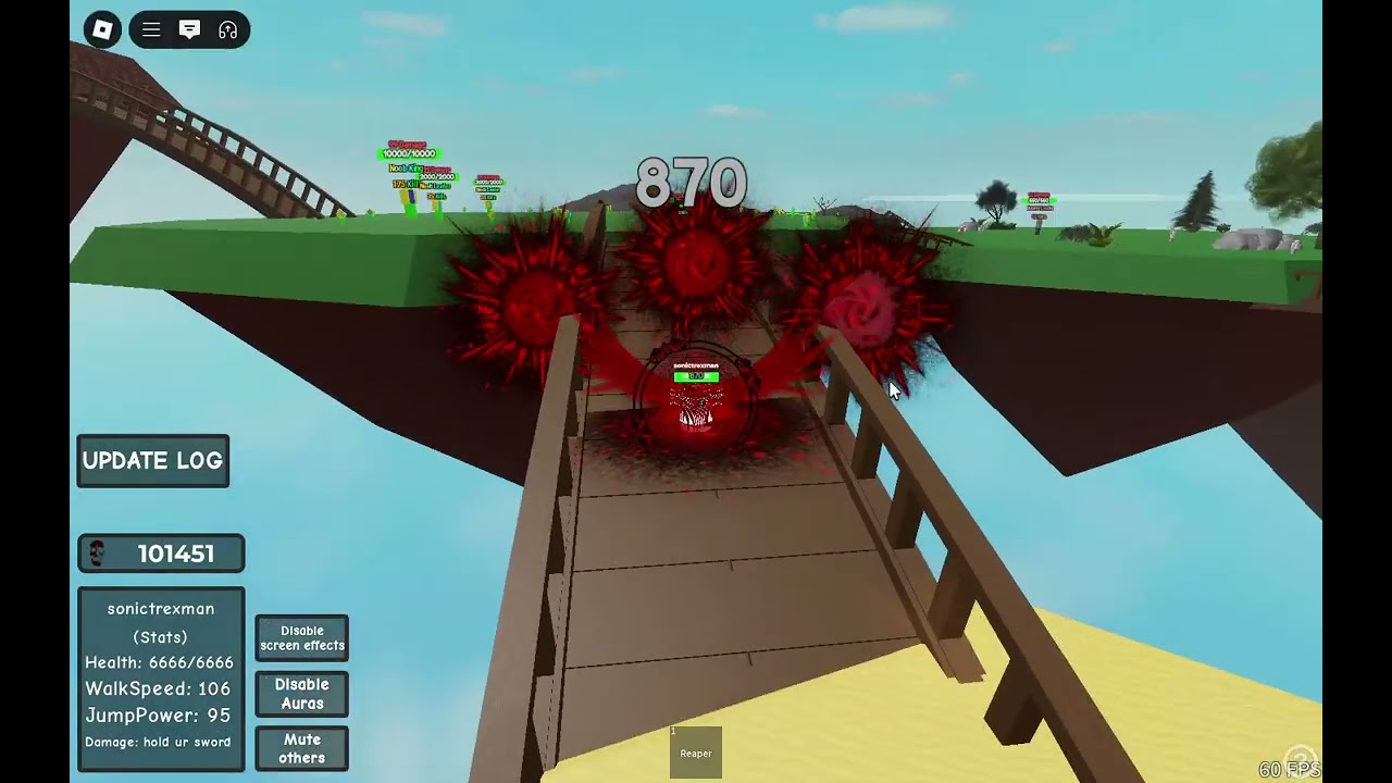 Reaper Showcase - Killstreak sword fighting omniverse