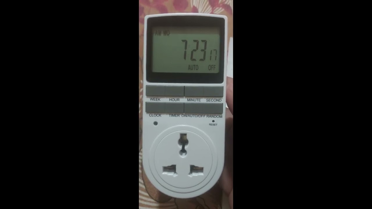 Blackt Eletrotech Programmable Timer Socket