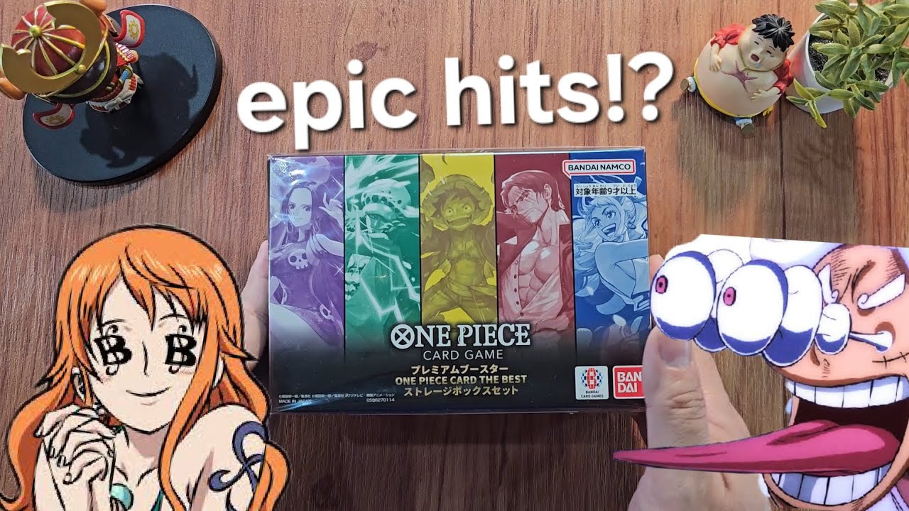 Unboxing: One Piece Card Game The Best Premium Storage Box, epic hits? #onepiece #tcg