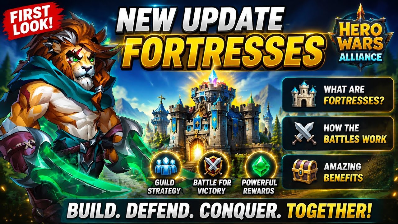 FIRST LOOK: Fortresses Update in Hero Wars Alliance! Battles, Rewards & Everything You Need to Know!